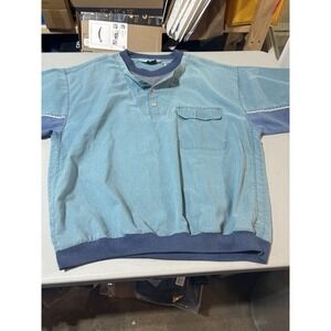 Vintage Blue Men's Gitano‎ S/s Shirt 80s